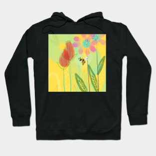 Bumble Bee On A Sunny Day Hoodie